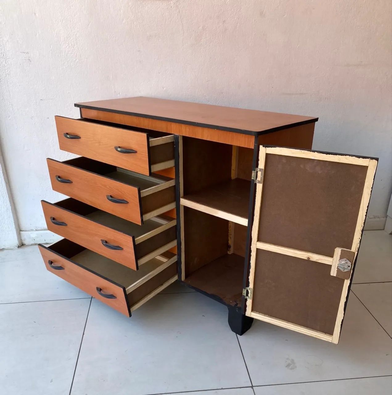 CÔMODAS 4 GAVETAS COM SAPATEIRA  - Foto 5