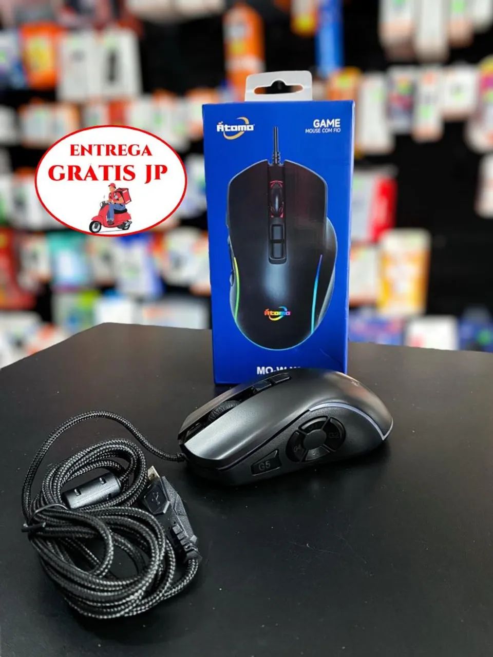 MOUSE GAMER ÁTOMO MO-W-X9