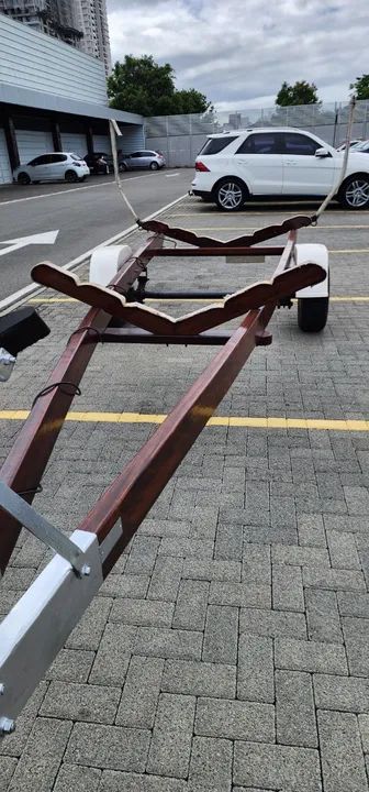 CARRETINHA ABERTA PRA BARCO / LANCHA  MODELO 2013 - Foto 6