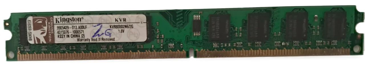 RAM Memory Kit 4GB DDR2 - Kingston and Markvision64317905566978124