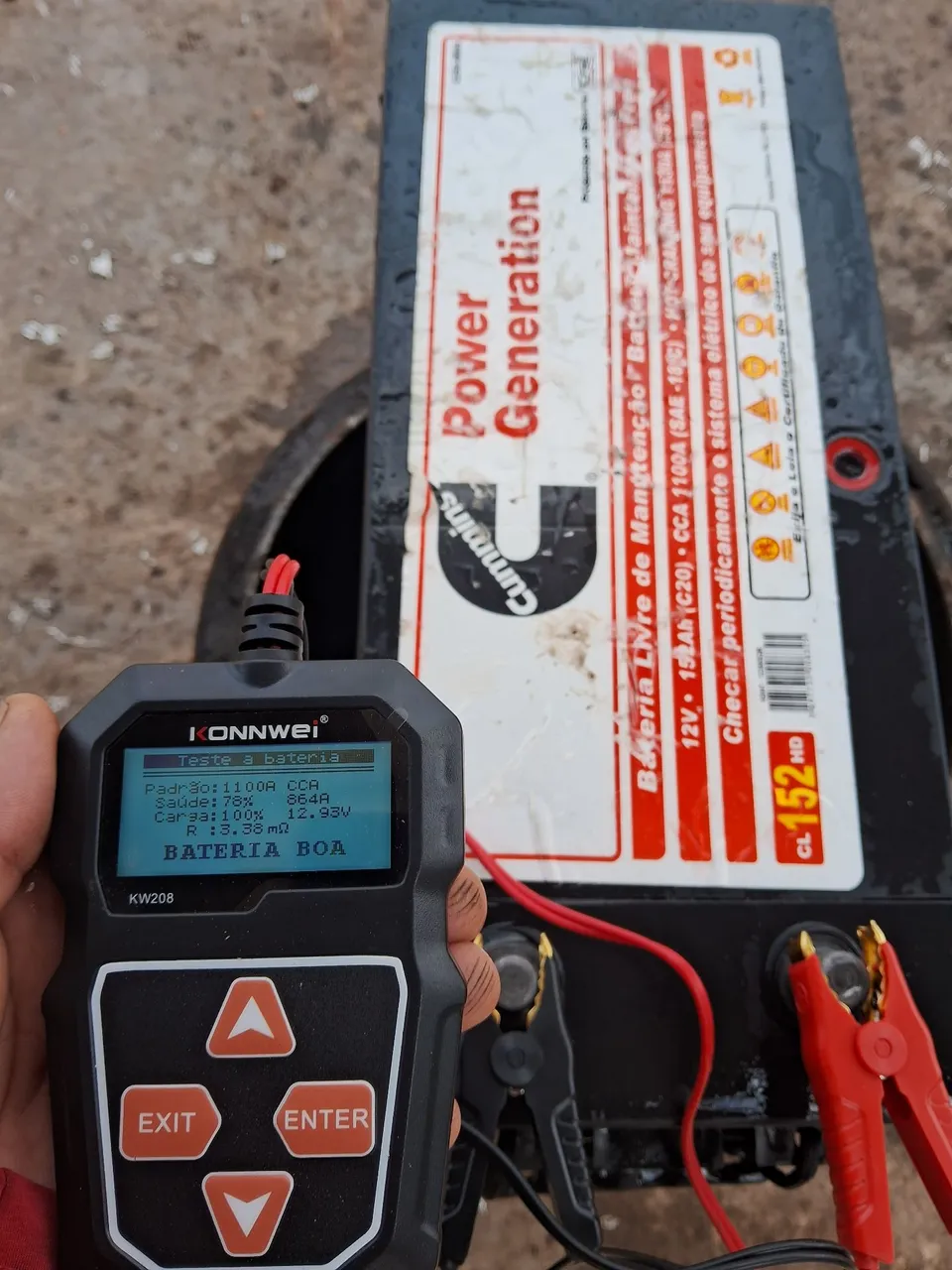 Bateria Cummins Power Generation 152Ah