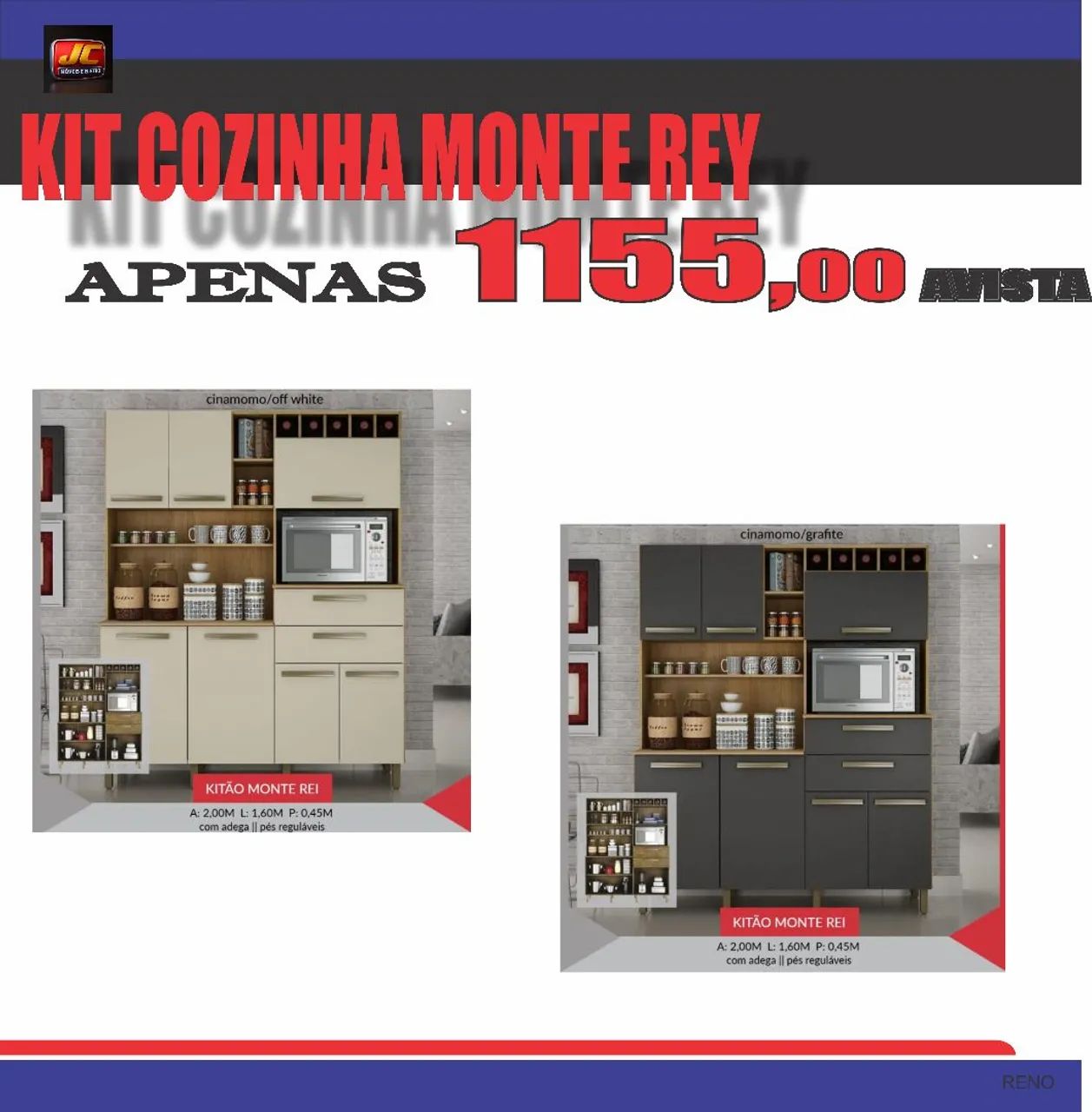 Armário de Cozinha Monte Rey 