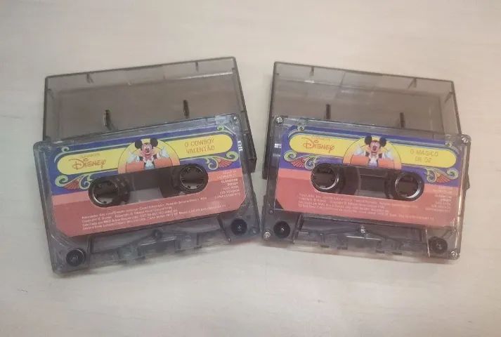 2 fitas cassete clássicos disney