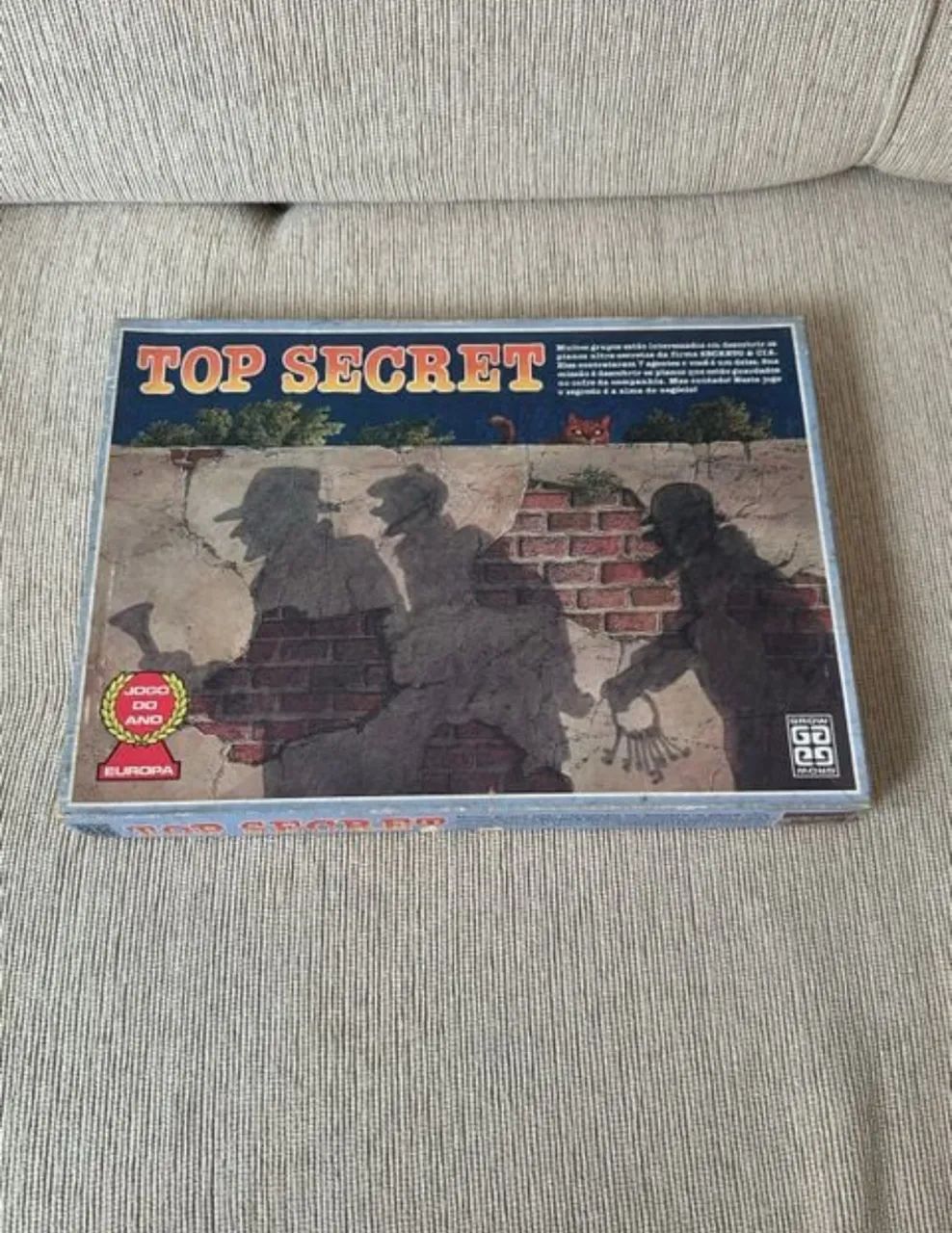 jogo de tabuleiro - top secret - raridade
