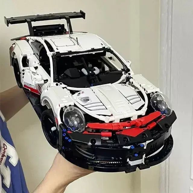 Tipo Lego Porshe GT3 1:10 1580 peças - Foto 4