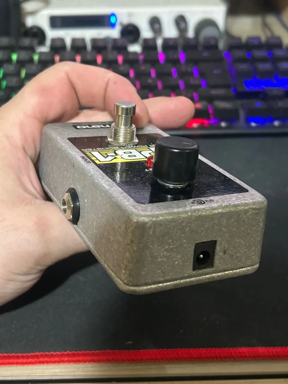 Pedal de booster da electro harmonix EHX