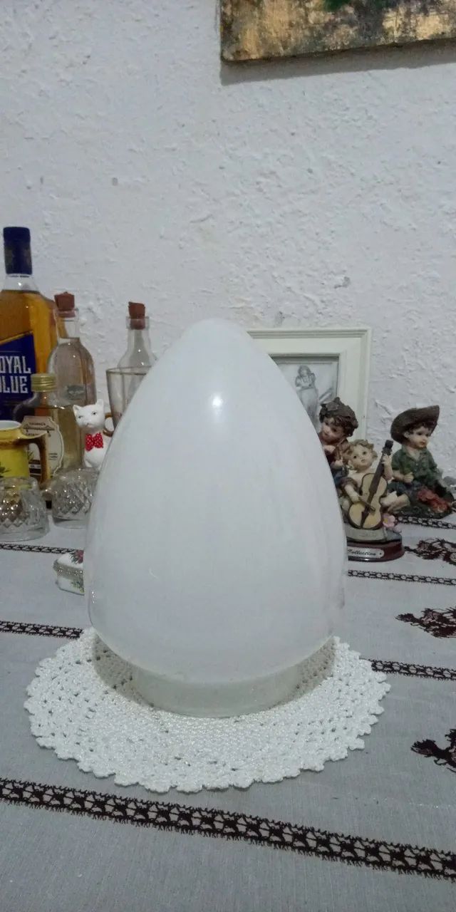 Globo de vidro leitoso