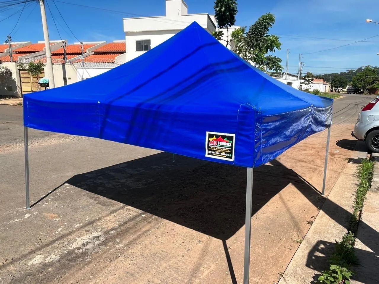 Kit tenda sanfonada com lateral simples PVC - Apenas R$ 1.570,00 em 6 vezes - Foto 4
