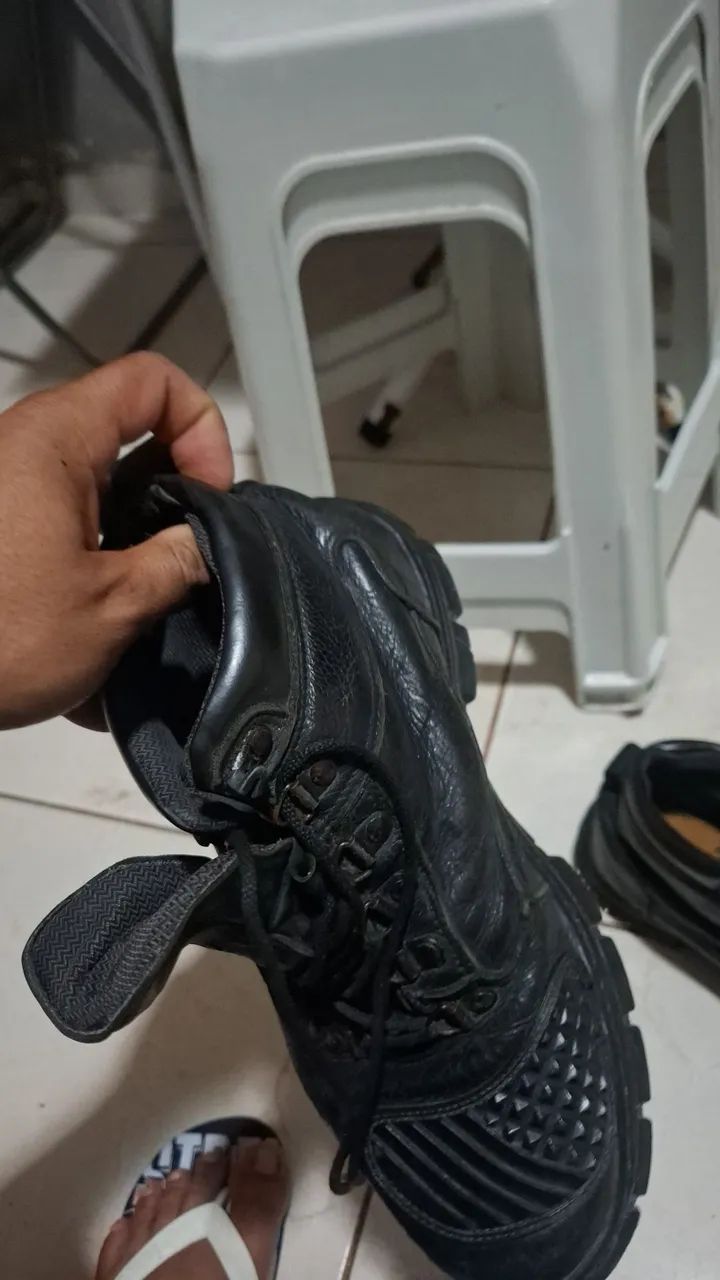 Bota em couro legítimo para pilotar N°39/40 - Foto 3