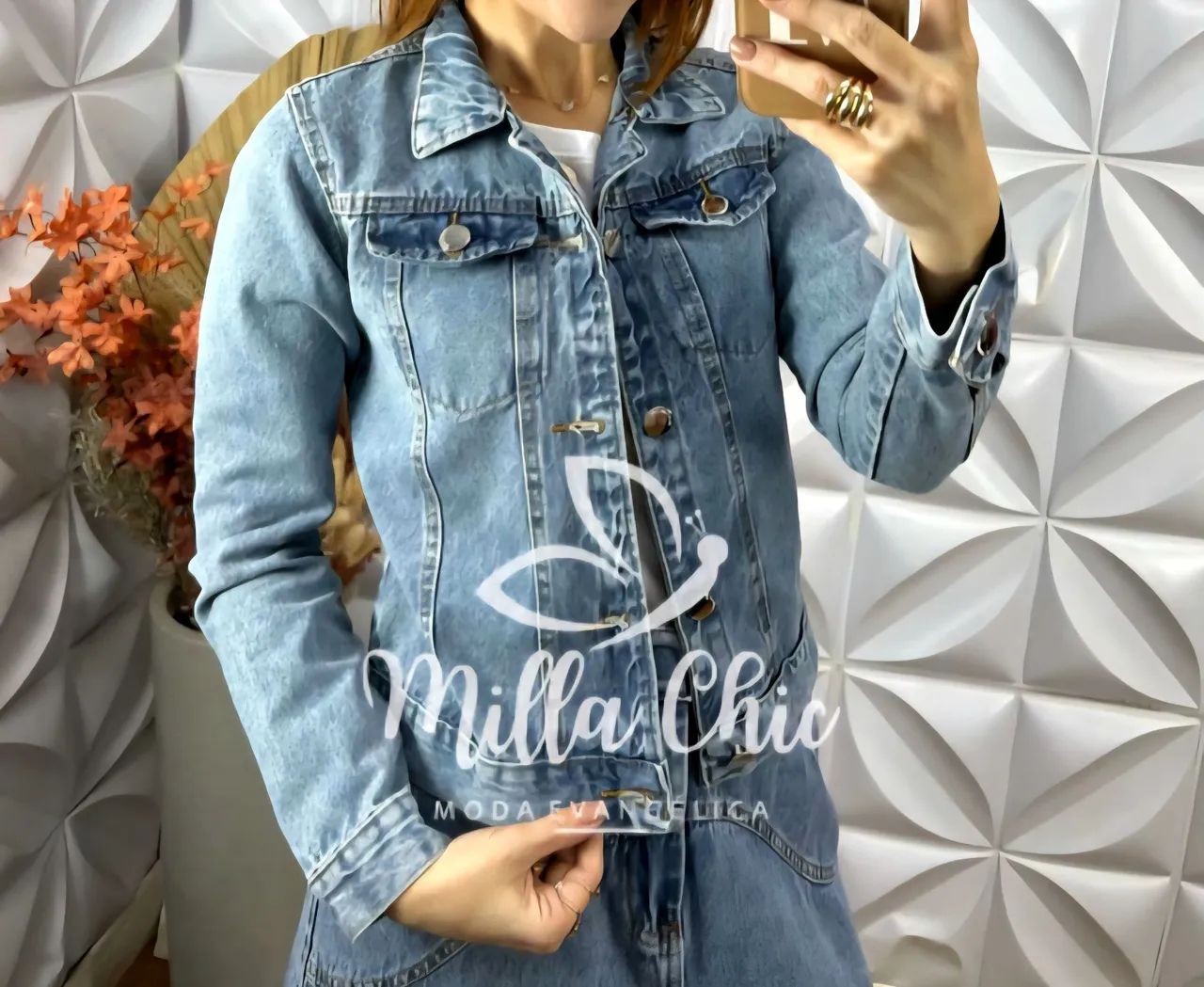 Jaqueta Jeans Feminina - Milla Chic - Foto 2