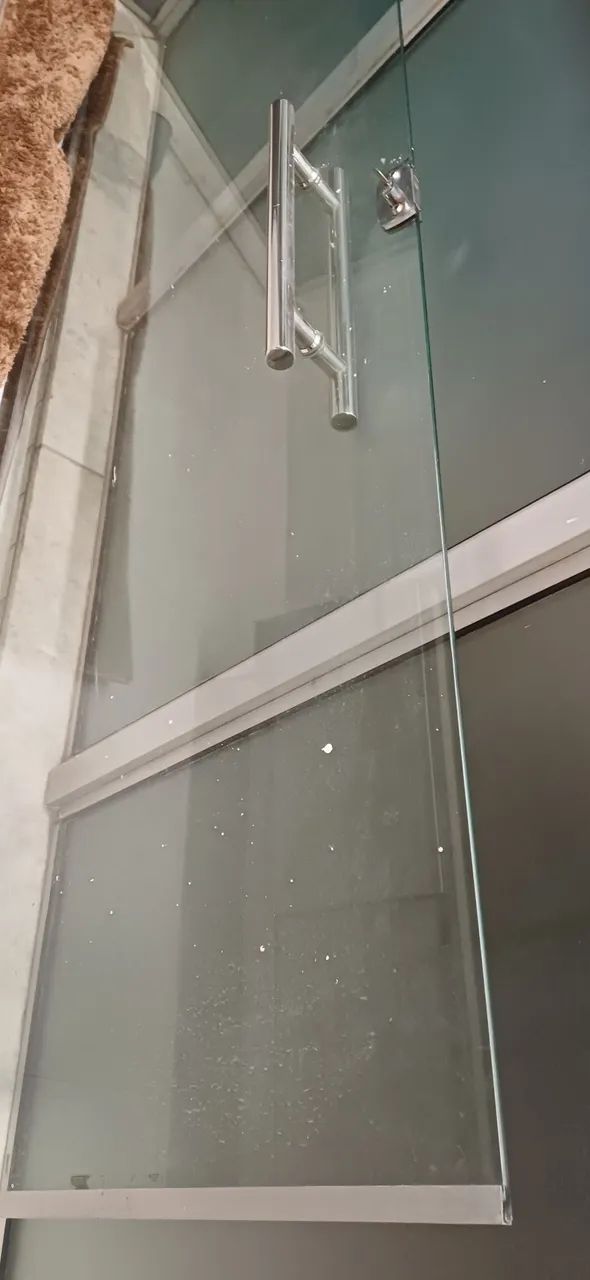 Porta de vidro toda montada - Foto 4