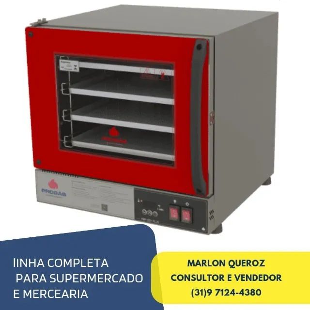 Forno Turbo Progas Fast Oven Novo