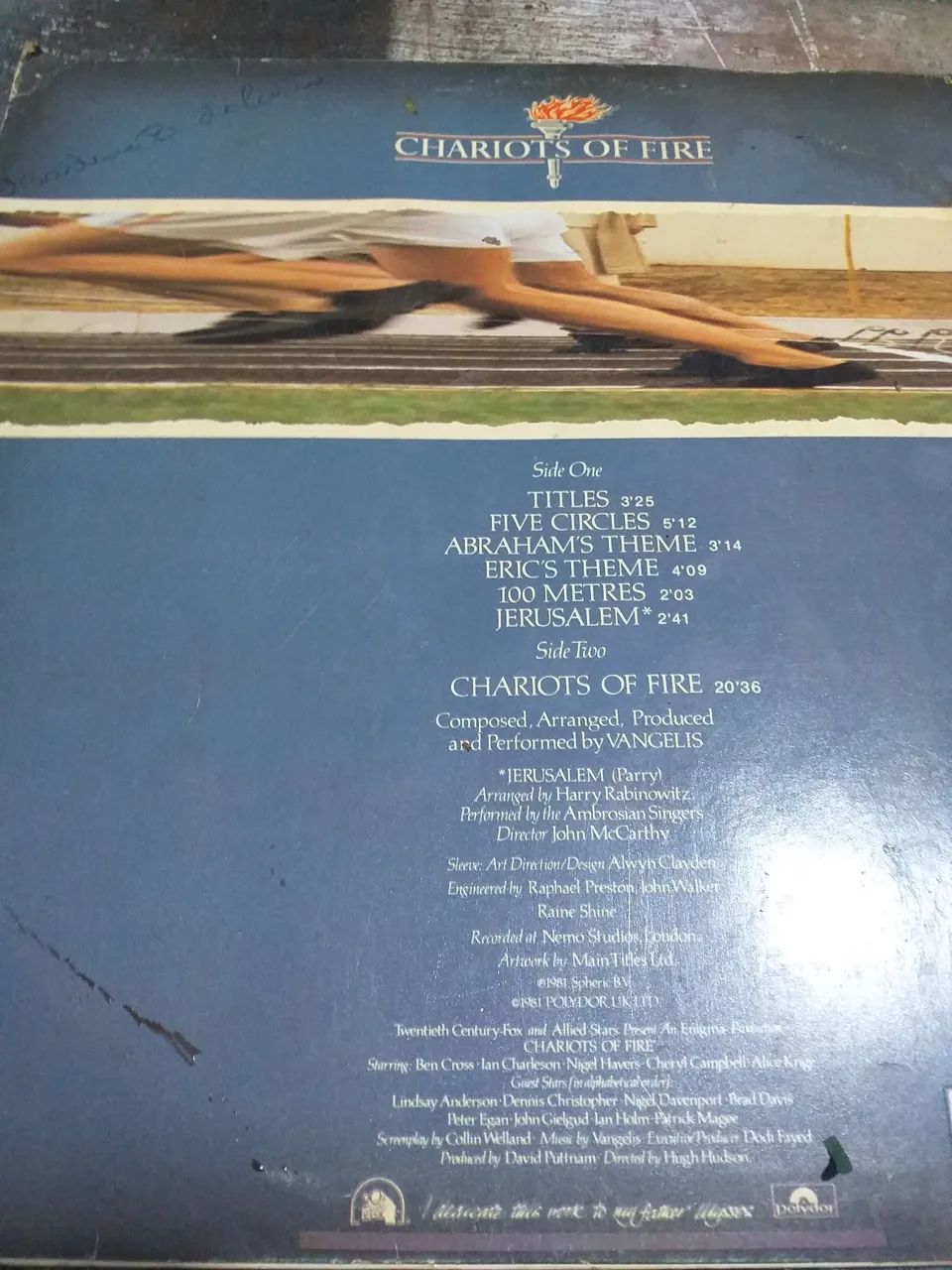 Vinil Chariots of Fire - Vangelis - Foto 2