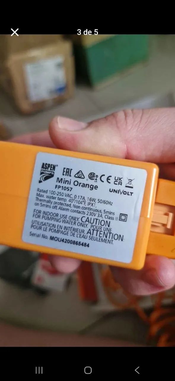 Bomba de dreno 64312215712643124