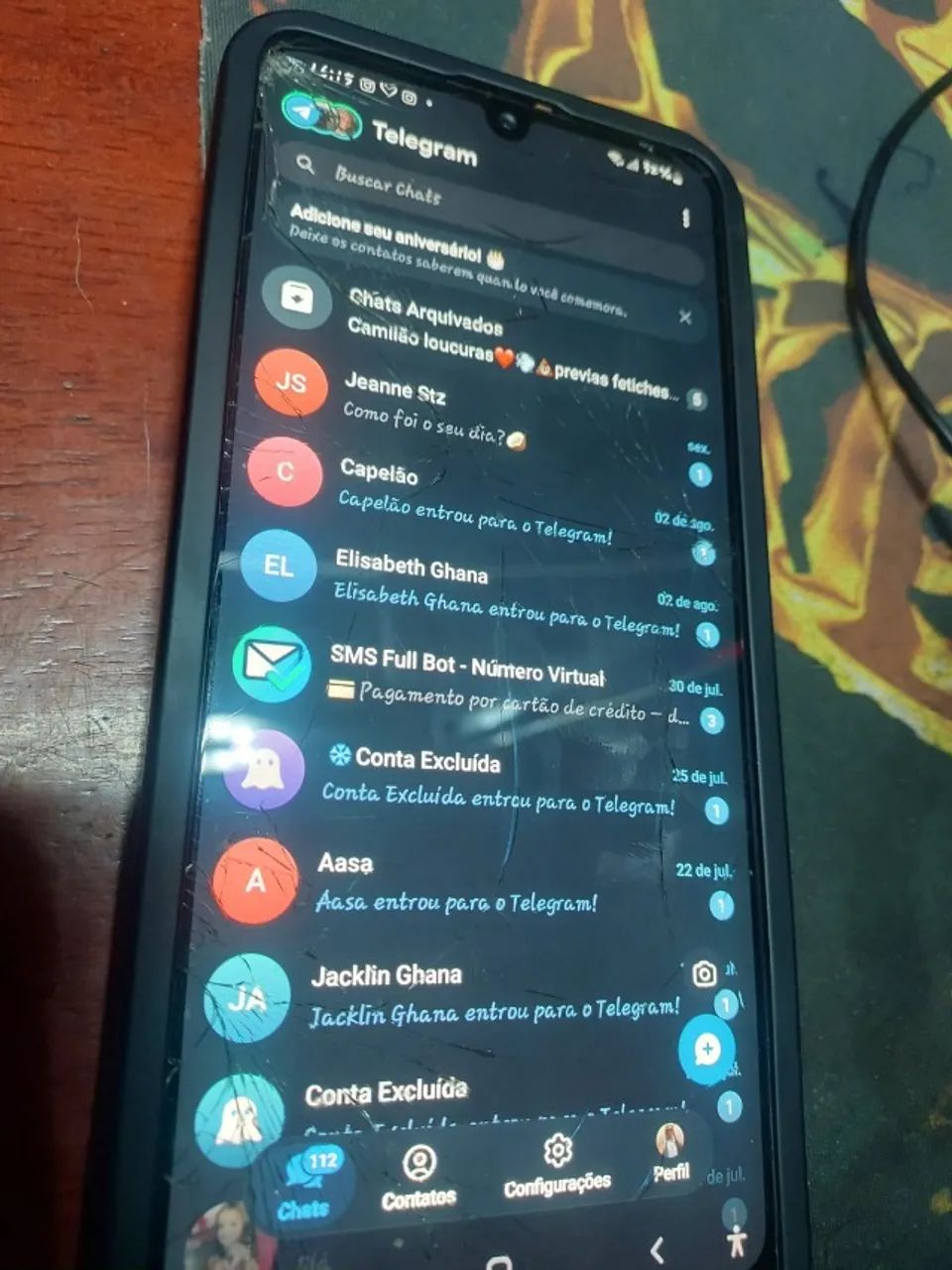 celular Galaxy A31, trincado - Foto 5