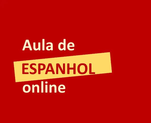 Aulas de Espanhol com professor nativo com experiência.