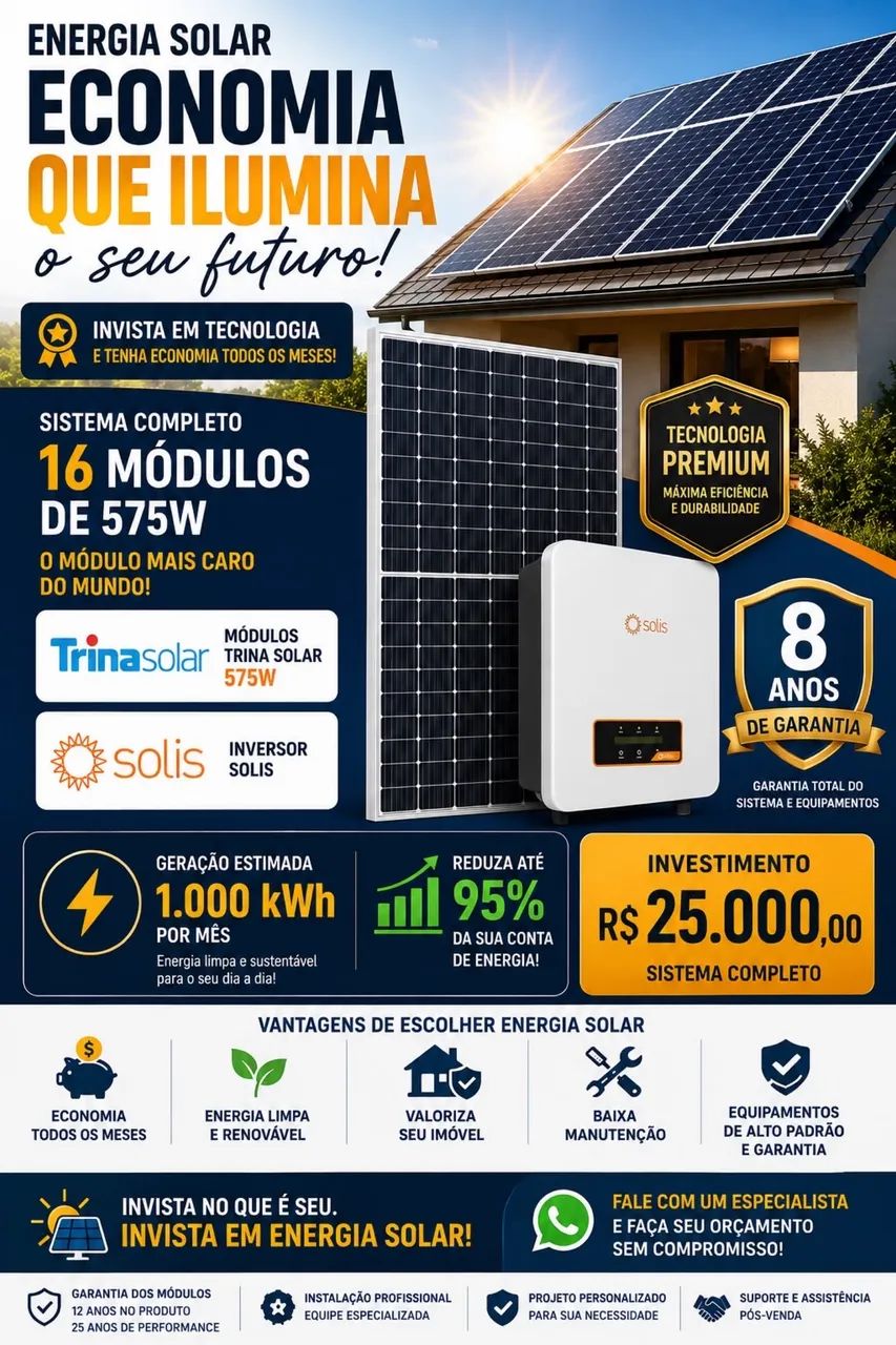 Placa Solar 575W