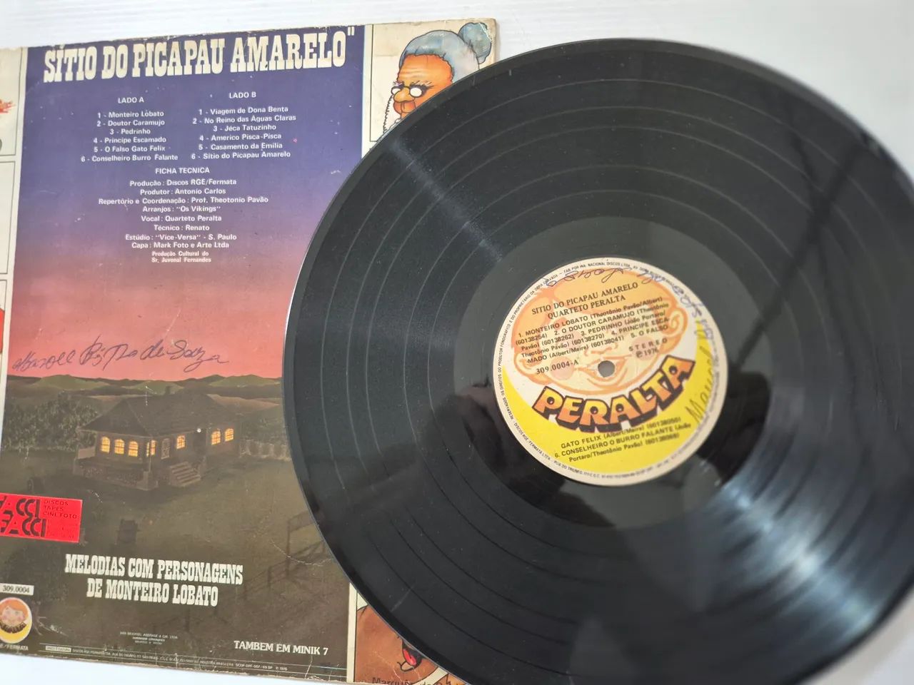 LP Sítio do Pica Pau Amarelo 1976 (bom estado raro) - Foto 5