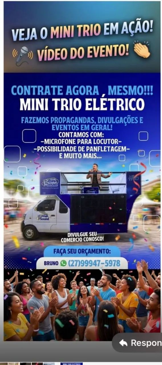 Locação de Mini Trio Elétrico 
