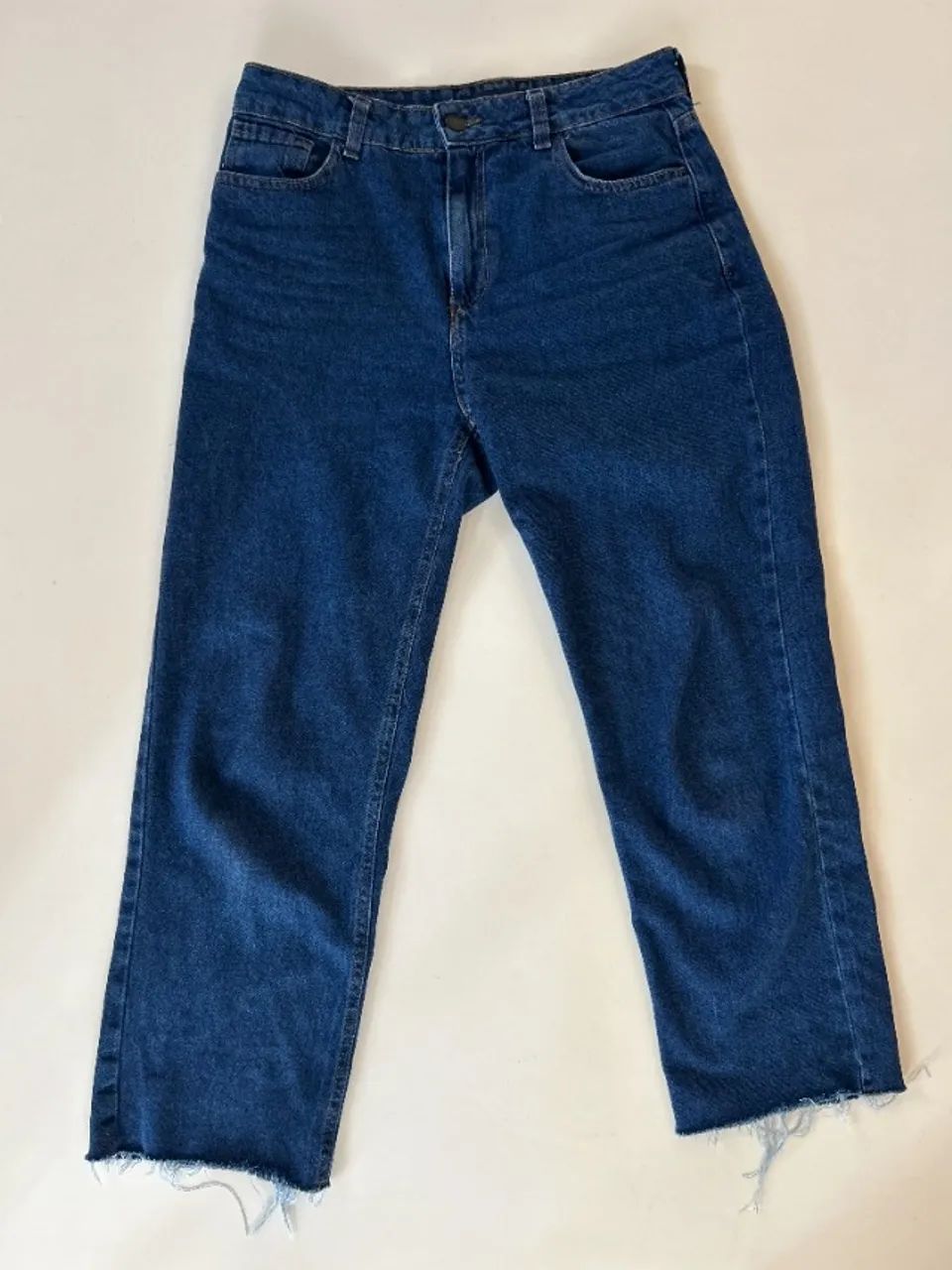 calça jeans reta tam 38