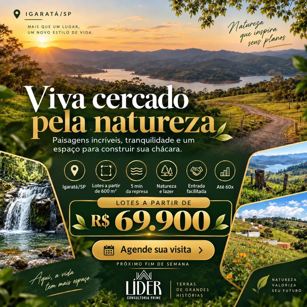 TERRENOS SEM PADRÃO DE CONSTRUÇÃO EM IGARATÁ!!