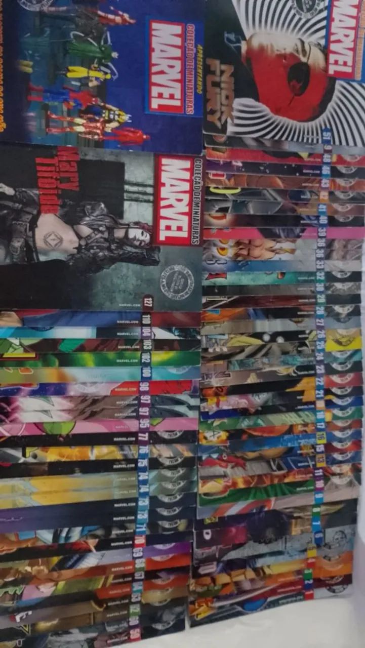 Revista colecao de miniaturas marvel
