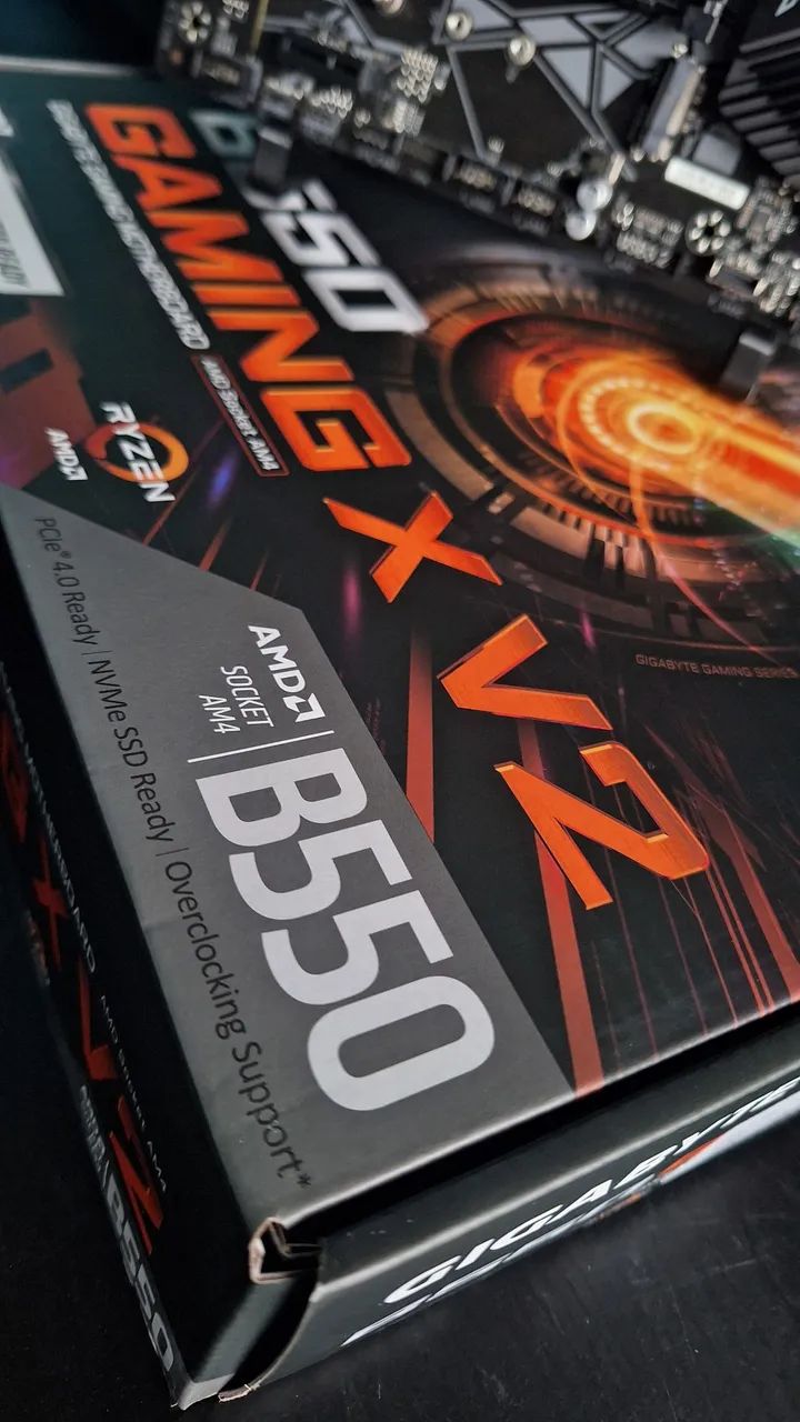 Placa-Mãe AM4 Gigabyte B550 Gaming X V2 - Foto 2