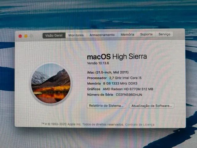 iMac 21.5-inch, mid 2011, processador: 2,7 GHz Intel Core i5 - Foto 4