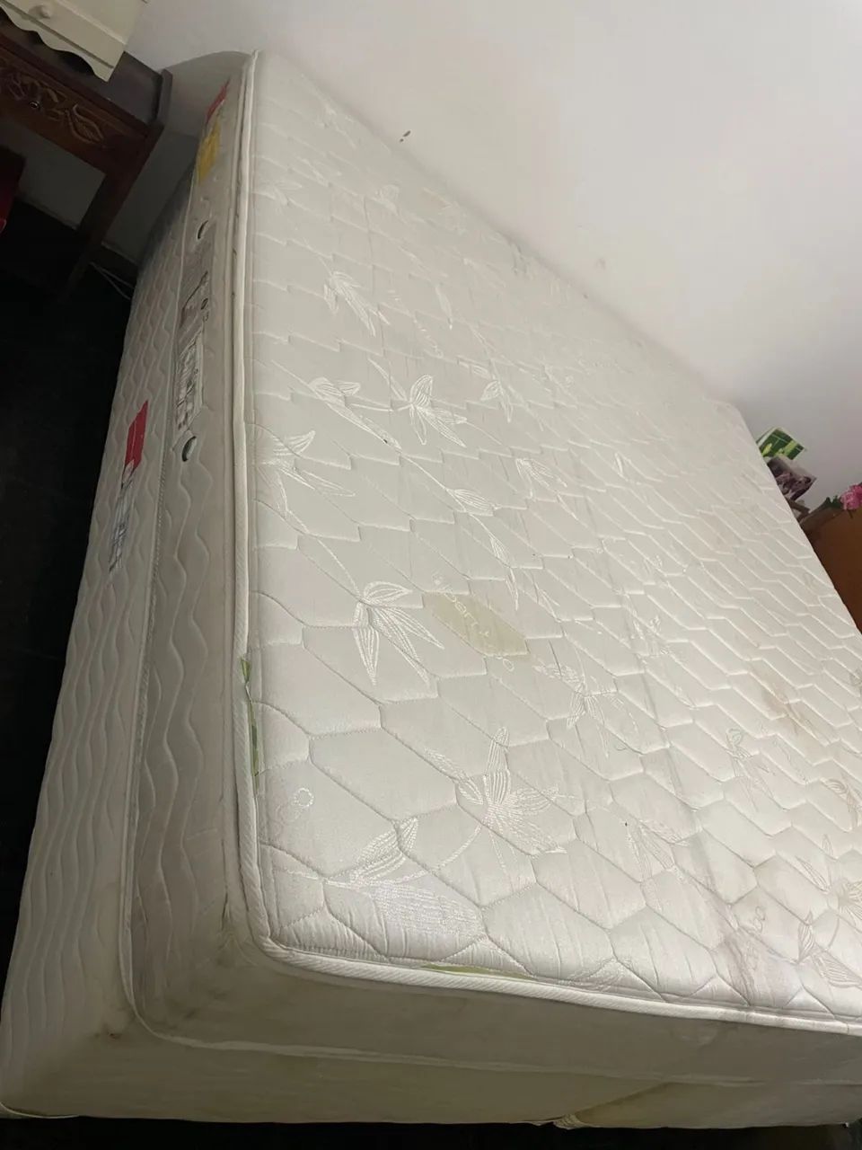Colchão King + Box Premium Orthocrin D33 - 1 Ano de Uso - Foto 3