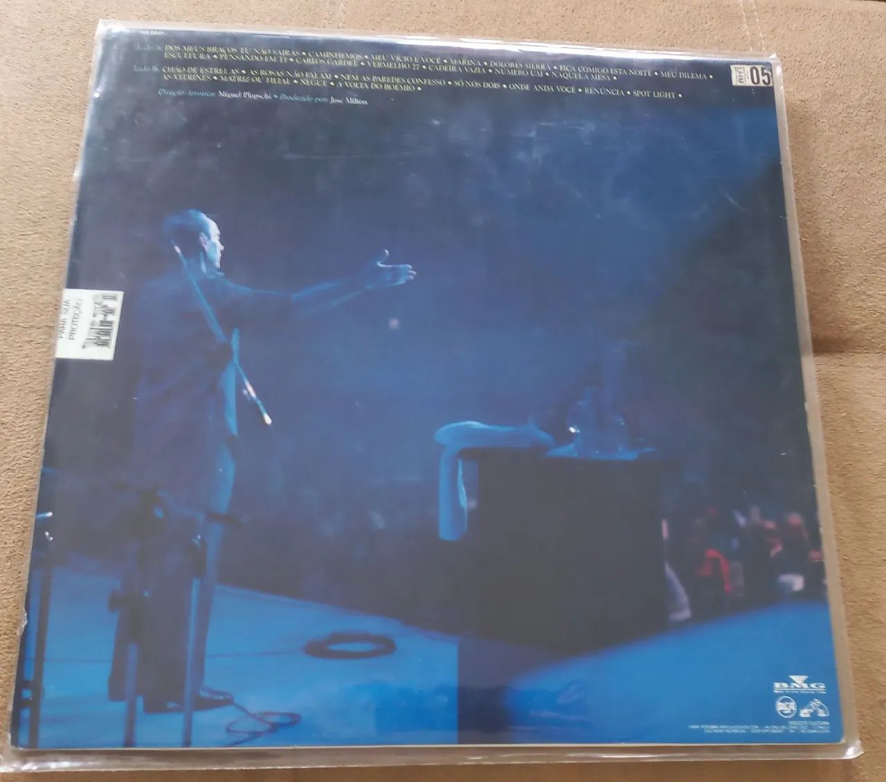 LP disco de vinil Nelson Gonçalves 50 anos de boemia ao vivo toca disco radiola vitrola  - Foto 4