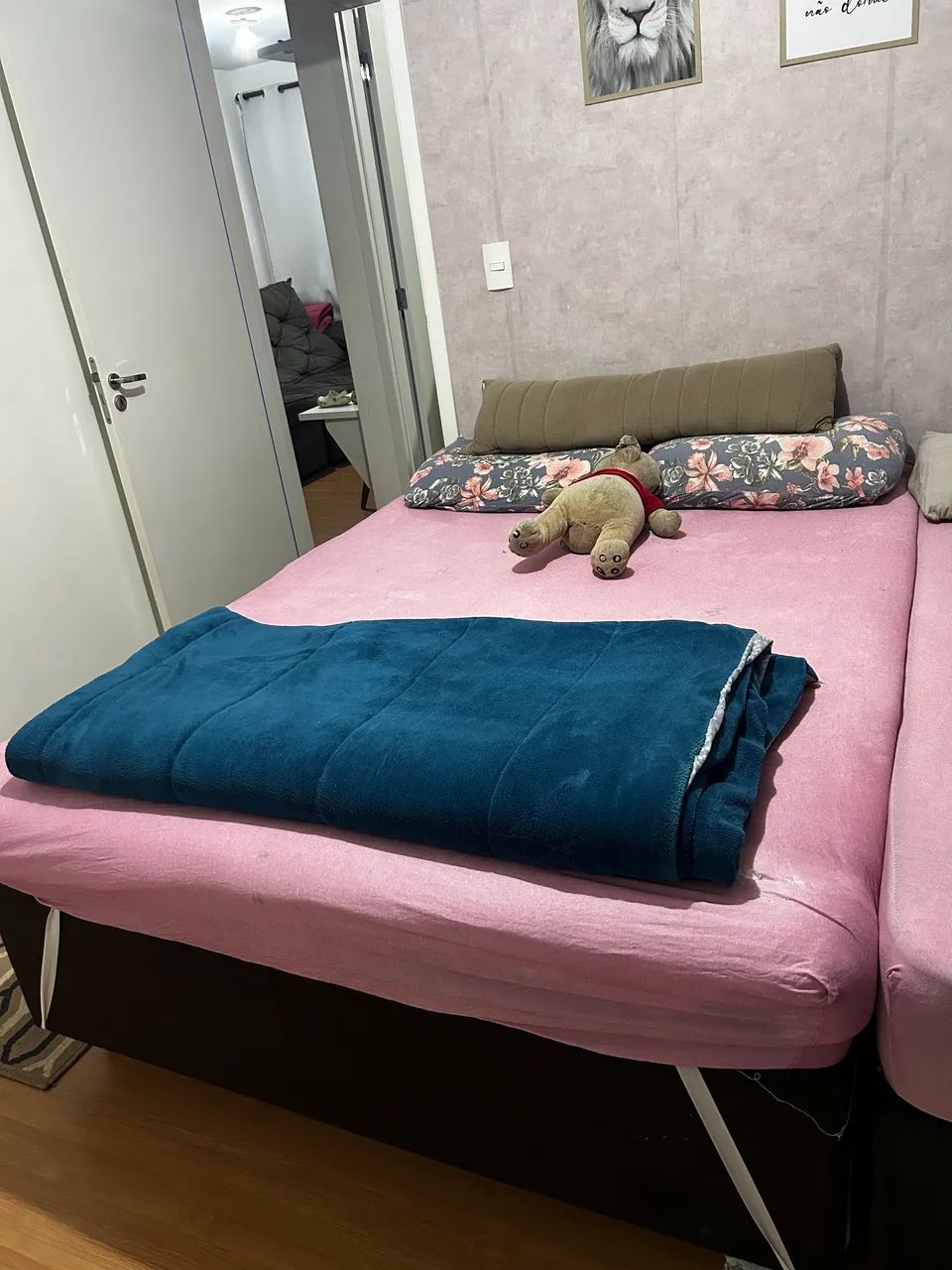Cama box casal completa + cabeceira  - Foto 2