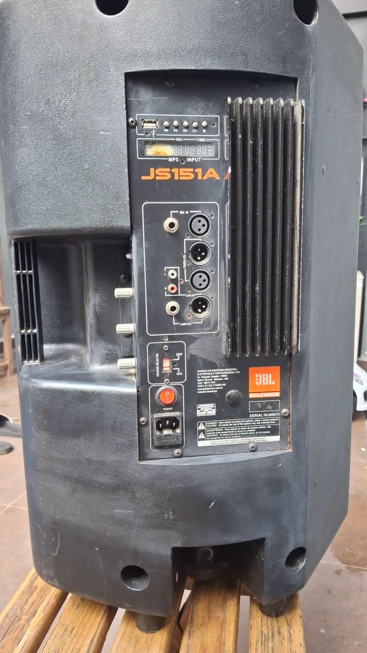 Caixa Ativa Jbl Selenium Js151a Usb 250w Rms  - Foto 3