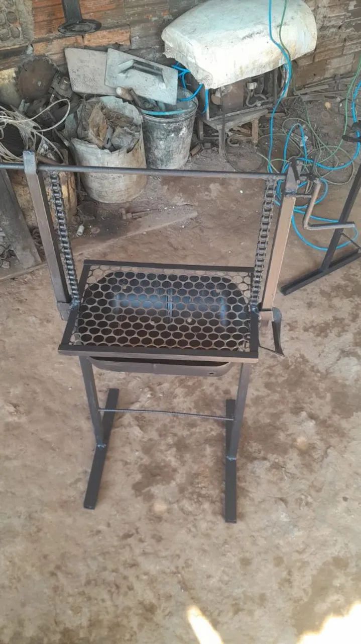 Mini churrasqueira 