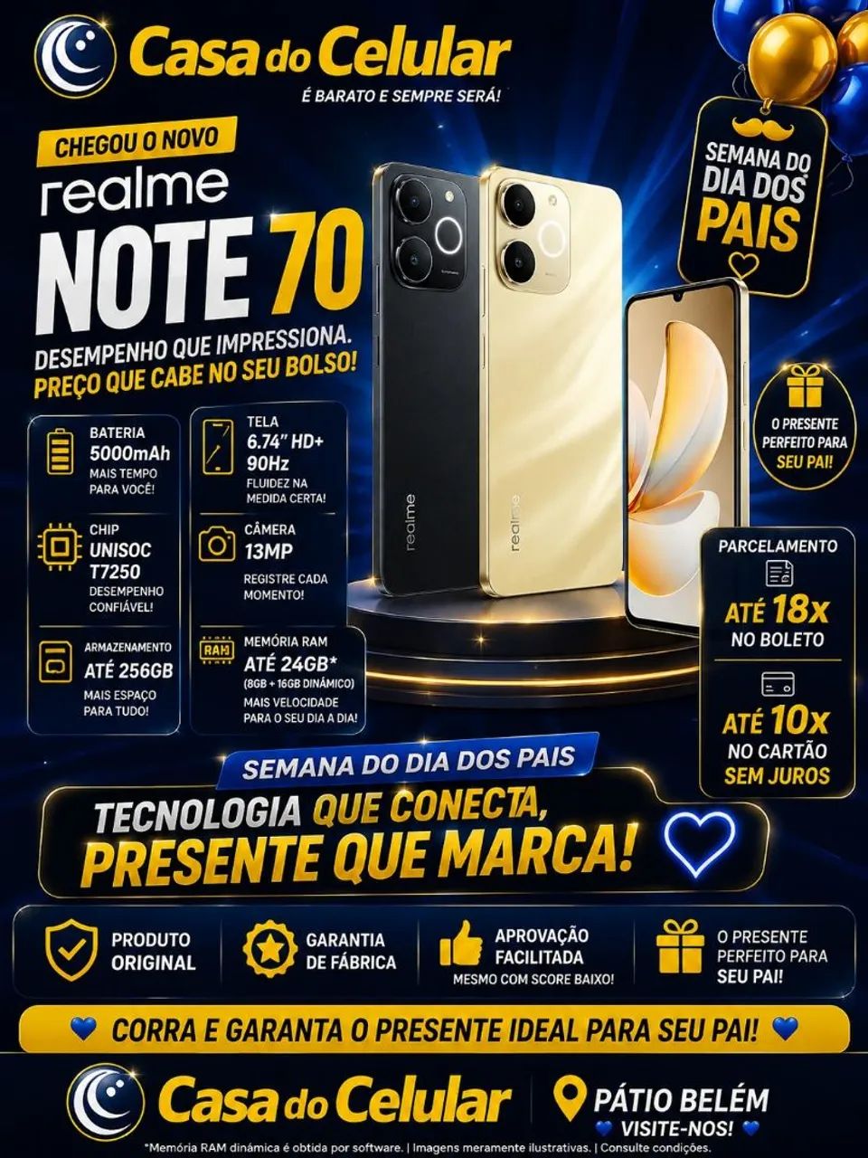 CELULAR NO BOLETO EM ATÉ 36X  - Foto 3