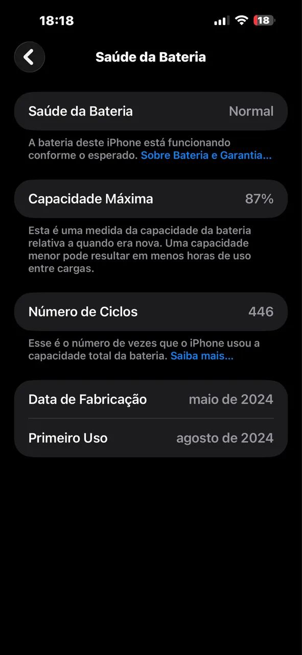 iPhone 15 de 256 gigas cor azul