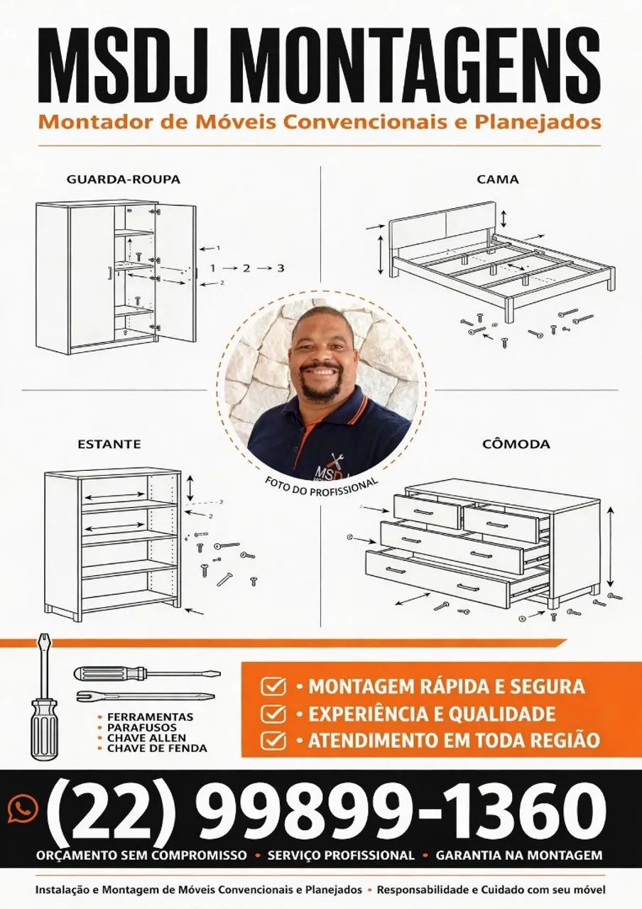 Marcelo Montador de Móveis  Macaé e Rio das Ostras 