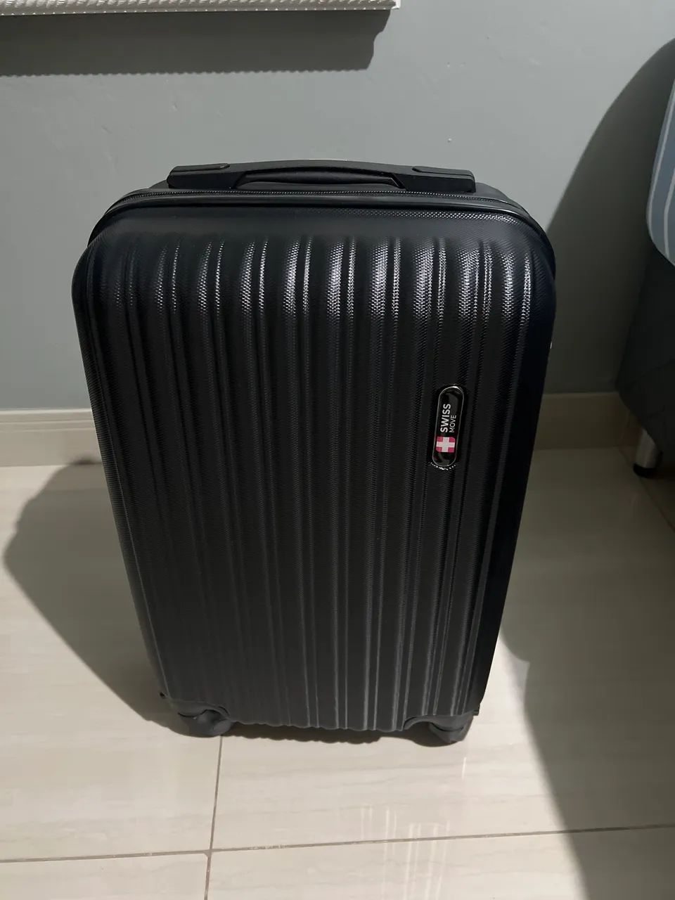 Mala de bordo preta swiss move