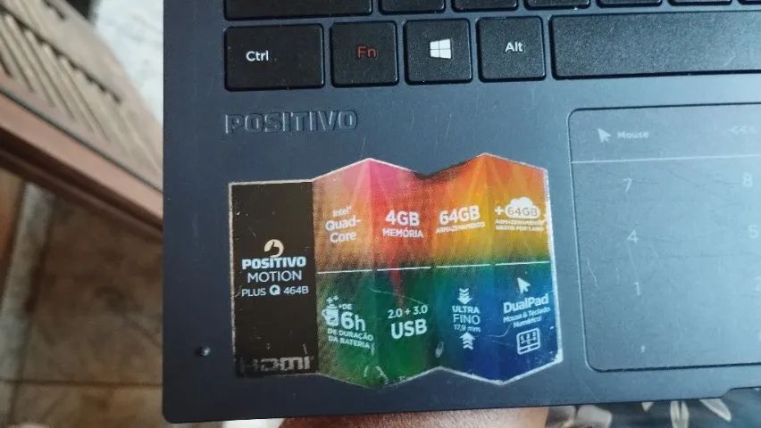 Poositivo MOTION   Plus  Q464B  ( Troca de teclado) - Foto 3