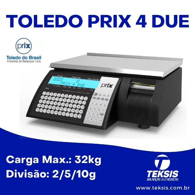 Balança Toledo Prix IV Due Wifi