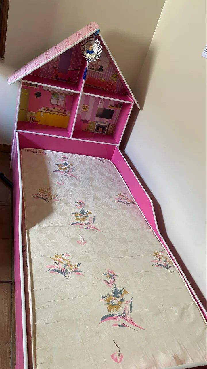 Cama Infantil Casinha Rosa ? - Foto 2
