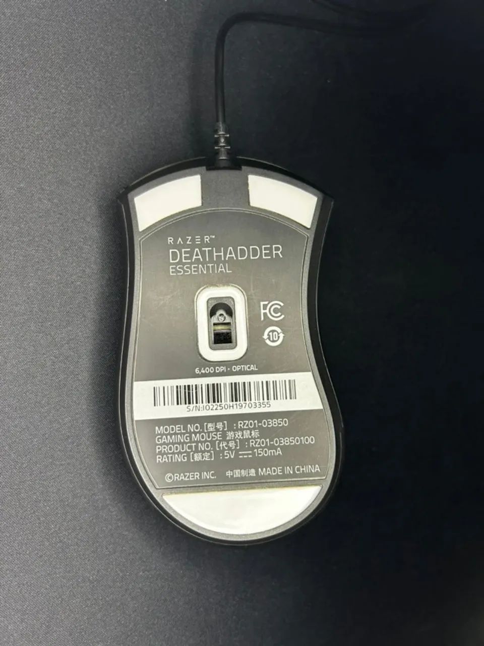 Mouse Gamer Razer DeathAdder Essential - Ótimo Estado - Foto 5
