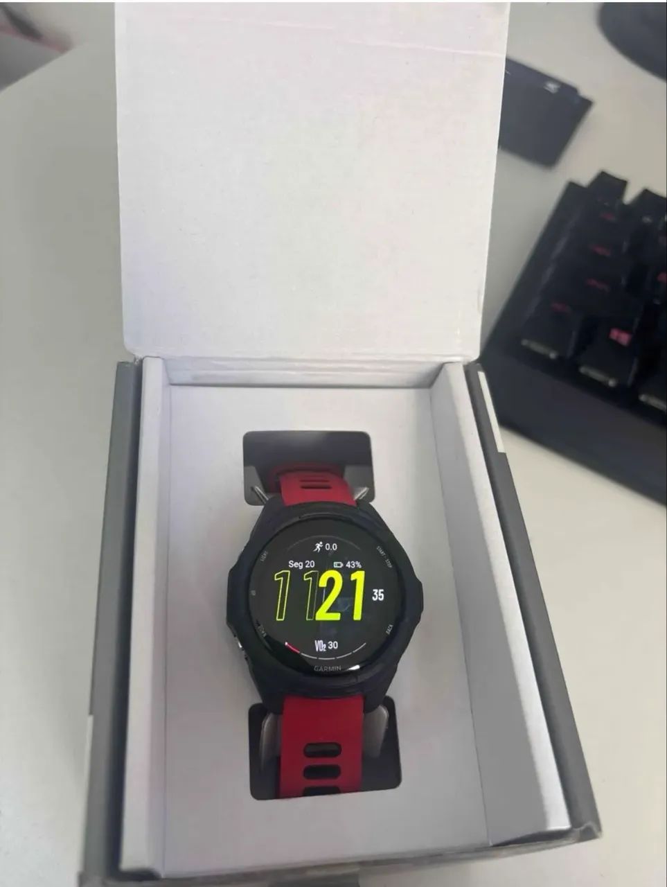 Garmin Forerunner 265S Branco - Excelente Estado