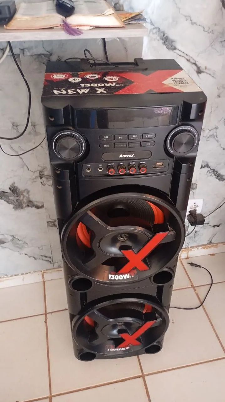 Caixa de som 1300w em perfeito estado - Foto 2