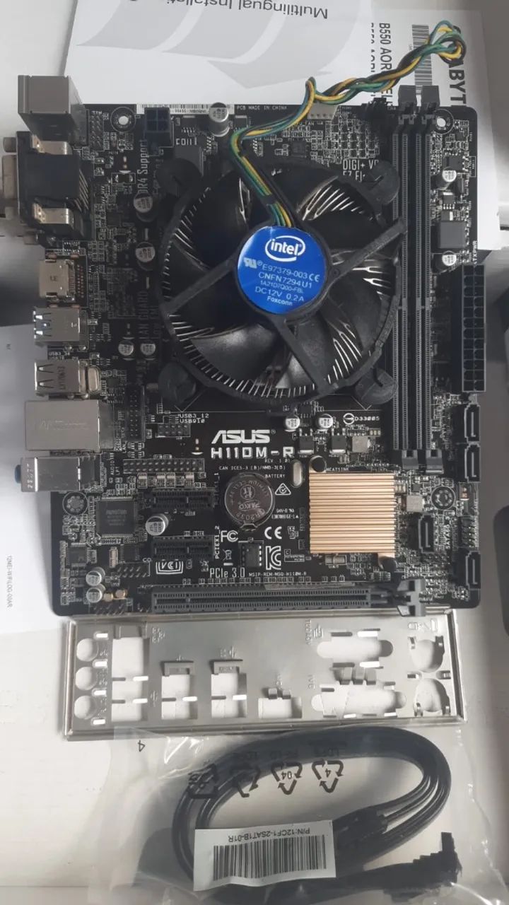Kit Upgrade, processador + placa mãe + cooler