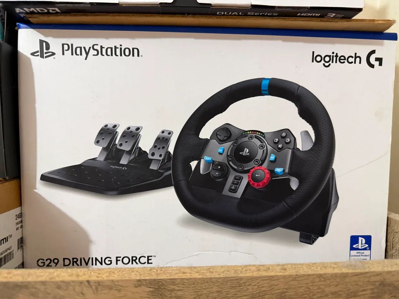 Volante Logitech G29 Driving Force + Cockpit para PS5, PS4, PS3 e PC - Foto 5