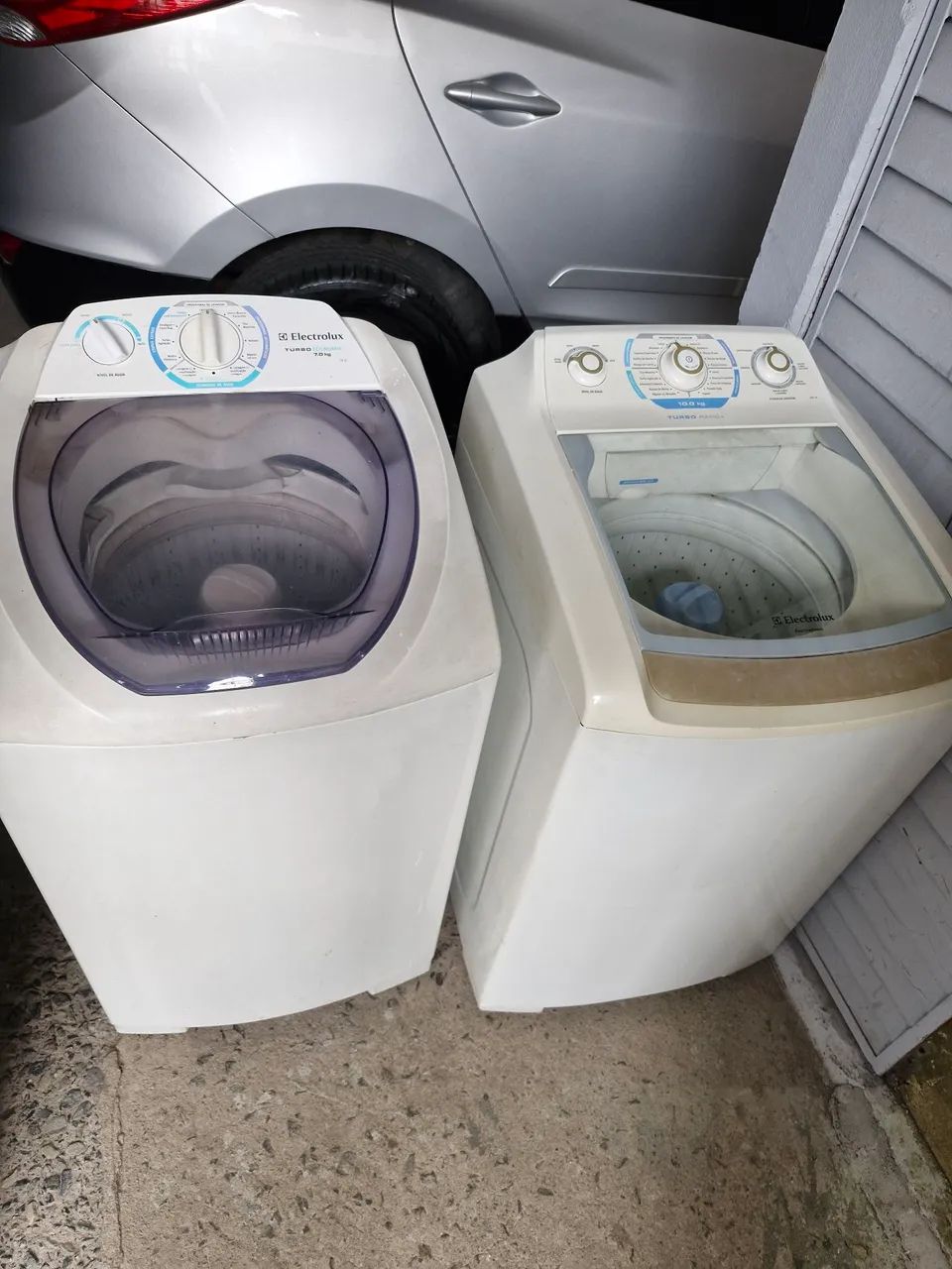 2 máquina de lavar. Uma de 10kg e outra de 7kg 