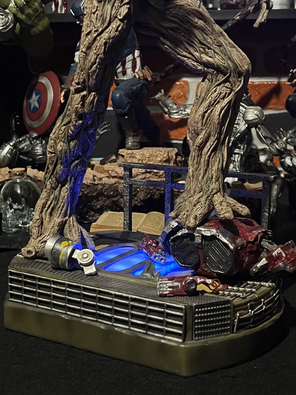 Rocket & Groot Guardiões da Galáxia Prison Breakout 1/6 Iron Studios (LEIA DESCRIÇÃO) - Foto 4