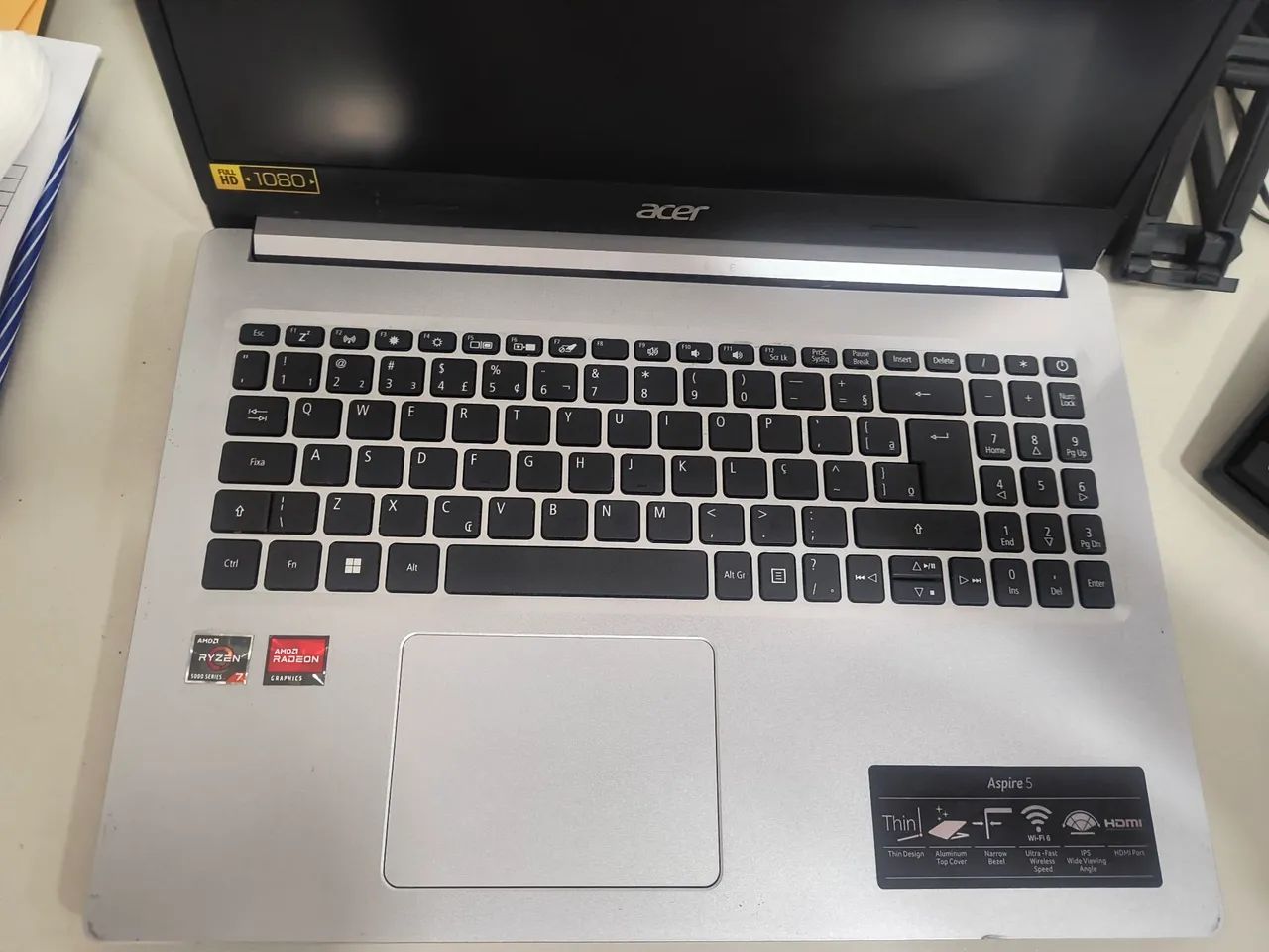 Notebook ACER aspire 5 