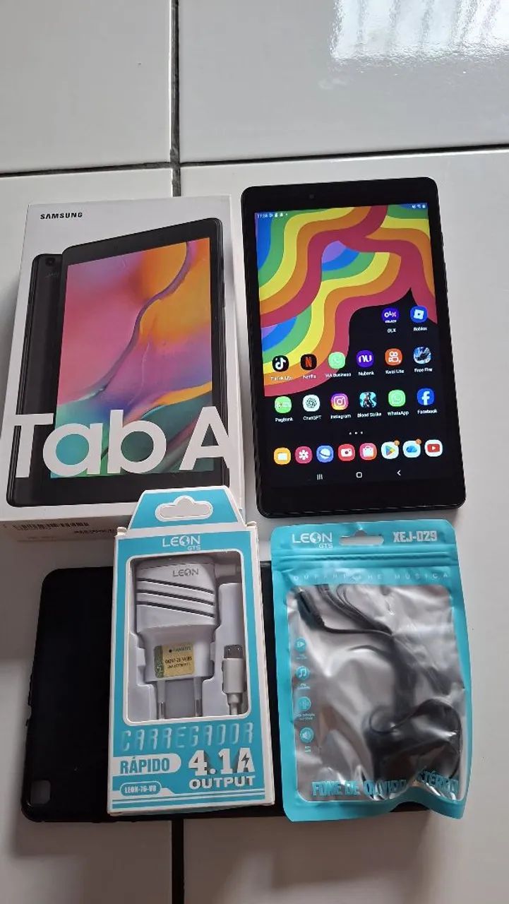 Tablet Tab A Samsung Chip 4G Na Caixa faz Ligacao 32Gbs 8 polegadas