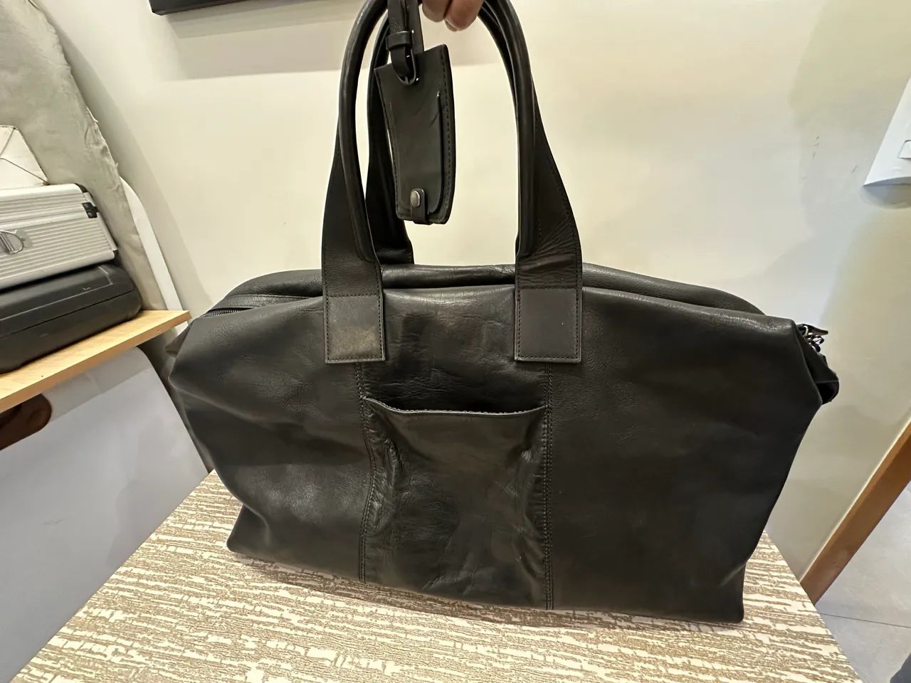 Bolsa Mala de mão ?Kenneth Cole? em couro legítimo  - Foto 3